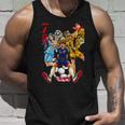 Colored Design Aoashi Anime Unisex Tank Top Gifts for Him