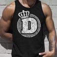 Cool Abc Name Letter D Character D Case Alphabetical D Unisex Tank Top Gifts for Him