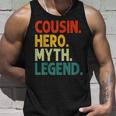 Cousin Held Mythos Legende Retro Vintage-Cousin Tank Top Geschenke für Ihn