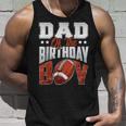 Dad Football Birthday Boy Family Baller B-Day Party Unisex Tank Top Gifts for Him