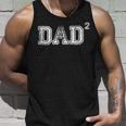 Dad Gifts For Dad | Dad Of 2 Two | Gift Fathers Day Vintage Unisex Tank Top Gifts for Him