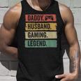 Daddy Ehemann Gaming Legende Vintage Video Gamer Papa Vater Tank Top Geschenke für Ihn