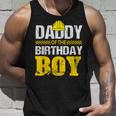 Daddy Of The Birthday Boy Construction Family Matching Unisex Tank Top Gifts for Him