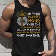 Mens In Your Darkest Hour Call On Me Brother Viking Legends Tank Top Gifts for Him