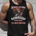 Desert Storm VeteranVeteran Proud For Fathers Day Unisex Tank Top Gifts for Him