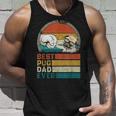 Distressed Best Pug Dad Ever Fathers Day Gift Unisex Tank Top Gifts for Him