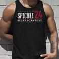 Distressed Spicoli 24 Spicoli 2024 Relax I Can Fix It Tank Top Gifts for Him