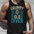 Diving Grumpy Old Diver Unisex Tank Top Gifts for Him