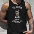 Doberman Pinscher Dad Dogfather Lover Gift Best Dog Owner Unisex Tank Top Gifts for Him