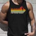 Dont Follow Me I Do Stupid Things Rock Climbing Funny Unisex Tank Top Gifts for Him