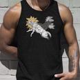 Double Wolf Moon Sun Unisex Tank Top Gifts for Him