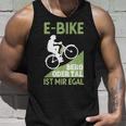 E-Bike Berg Oder Tal Ist Mir Egal Fahrradfahrer Radfahrer Tank Top Geschenke für Ihn