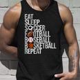 Eat Sleep Soccer Football Baseball Basketball Repeat Unisex Tank Top Gifts for Him