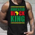 Educated Black King African American Melanin Black History Unisex Tank Top Gifts for Him
