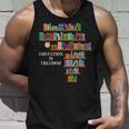 Education Is Freedom Book Reader Black History Month Pride Unisex Tank Top Gifts for Him