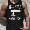 Efoil Less People More Elektrisches Hydrofoil-Surfbrett Tank Top Geschenke für Ihn