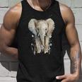 Elephant Watercolor Unisex Tank Top Gifts for Him