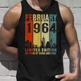 February 1964 59 Years Of Being Awesome Vintage Unisex Tank Top Gifts for Him