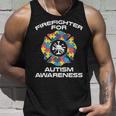 Firefighter Autism Merch - Best Gifts For Firefighters Unisex Tank Top Gifts for Him