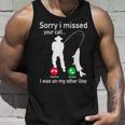 Fishing Phone Call With Fishing Line Fish Fisherman Tank Top Gifts for Him
