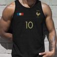 France Number 10 French Soccer Retro Football France Unisex Tank Top Gifts for Him
