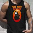 Full Time Cat Dad Halloween Grim Reaper Halloween Cat Dad Tank Top Gifts for Him