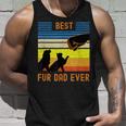 Funny Best Fur Dad Ever Vintage Retro Dog And Cat Owner V2 Unisex Tank Top Gifts for Him