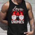 Funny Cute Love My Gnomies Gnomes & Hearts Valentines Day Unisex Tank Top Gifts for Him