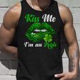 Funny Joke Im An Irish St Patricks Day Lips With Clover Unisex Tank Top Gifts for Him