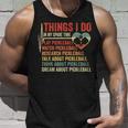 Funny Pickleball Heartbeat Things I Do In My Spare Time Unisex Tank Top Gifts for Him