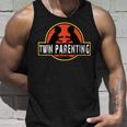 Funny Twin Dad Fathers Day Gift ParentingShirt For Men Unisex Tank Top Gifts for Him