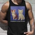 Gaslighting Isnt Real You Crazy BITCH Funny Cat Lover Unisex Tank Top Gifts for Him