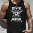 Gemini Zodiac Sign Funny Unisex Tank Top Gifts for Him