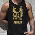 German Shepherd Ears Up System Armed V2 Unisex Tank Top Gifts for Him