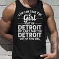 Girl Out Of Detroit Mi Michigan Gift Funny Home Roots Usa Unisex Tank Top Gifts for Him