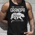 Grandpa Bear Funny Fathers Day Gift Papa Vintage Christmas Unisex Tank Top Gifts for Him