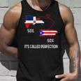 Half Puerto Rican Half Dominican Flag Map Combined Pr Rd Unisex Tank Top Gifts for Him