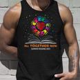 Handprints And Hearts All Together Now Summer Reading 2023 Unisex Tank Top Gifts for Him