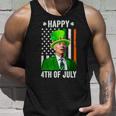 Happy 4Th Of July Joe Biden St Patricks Day Leprechaun Hat V3 Unisex Tank Top Gifts for Him