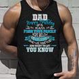 Happy Birthday To My Dad In Heaven Lost Father Memorial Unisex Tank Top Gifts for Him