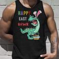Happy Easter BunnyRex Eggs Hunting Rabbit Egg Unisex Tank Top Gifts for Him