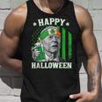 Happy Halloween Joe Biden St Patricks Day Leprechaun Hat Unisex Tank Top Gifts for Him