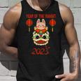 Happy Lunar New Year 2023 Cute Chinese Rabbit Decorations V7 Unisex Tank Top Gifts for Him