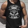 Herren 30 Geburtstag Mann Geschenk Lustig Captain Kapitän Tank Top Geschenke für Ihn