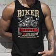 Herren 60 Geburtstag Mann Biker Geschenk Witzig Motorrad 1963 Tank Top Geschenke für Ihn