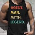 Herren Agent Mann Mythos Legende Tank Top Geschenke für Ihn