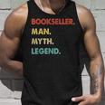 Herren Bookseller Mann Mythos Legende Tank Top Geschenke für Ihn