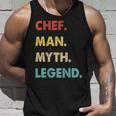 Herren Chef Mann Mythos Legende Tank Top Geschenke für Ihn