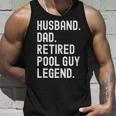 Herren Ehemann Vater Pool Guy Legend Im Ruhestand Tank Top Geschenke für Ihn