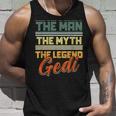 Herren Gedi Die Legende Taufgedi Tank Top Geschenke für Ihn